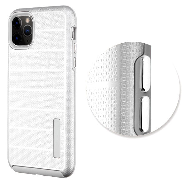Iphone 12 / 12Pro (6.1 Inch) Matt Brushed Case In Silver