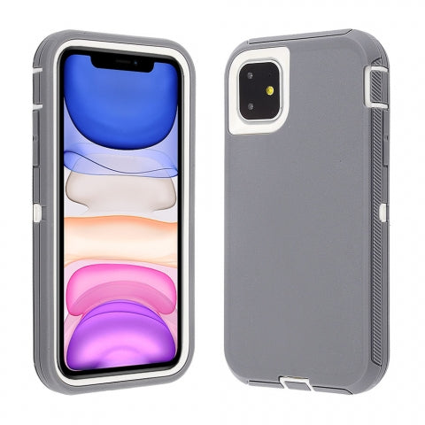 Iphone 11Pro Max (6.5 Inch) Construction Case In Grey/White