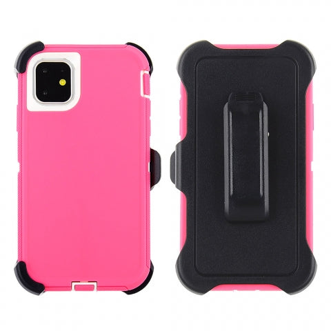 Iphone 11Pro Max (6.5 Inch) Construction Case In Pink/White