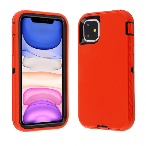 Iphone 11Pro Max (6.5 Inch) Construction Case In Red/Black