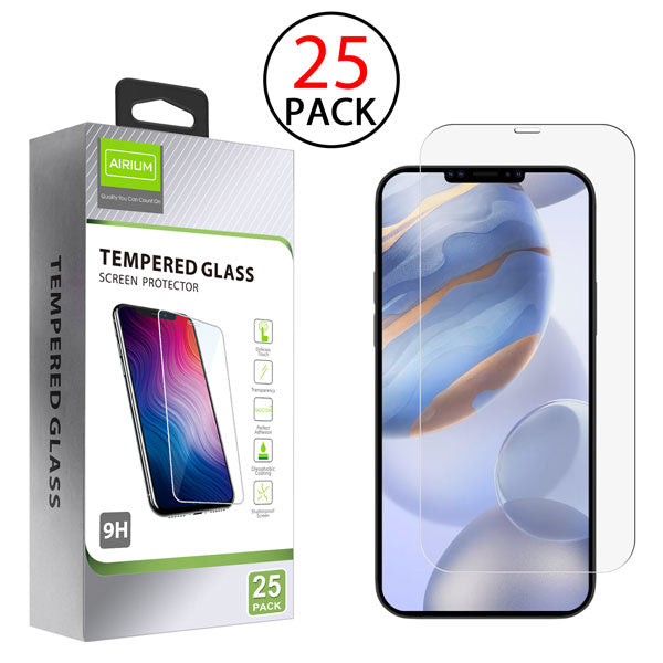 Iphone 12 / 12Pro (6.1 Inch) Tempered Glass Screen Protector (2.5D) - Pack Of 25