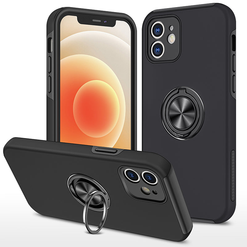 Iphone 11 ( 6.1 Inch ) Round Ring Case Black