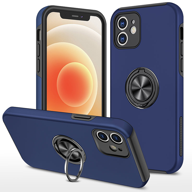 Iphone 12 / 12Pro ( 6.1 Inch ) Round Ring Case Navy