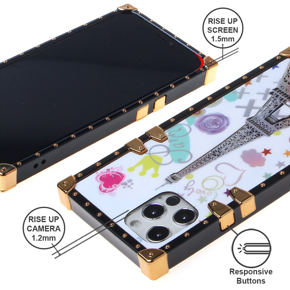 Iphone 12 / 12Pro (6.1 Inch) Design Case Eiffel On White