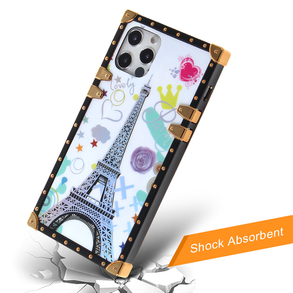 Iphone 12 / 12Pro (6.1 Inch) Design Case Eiffel On White