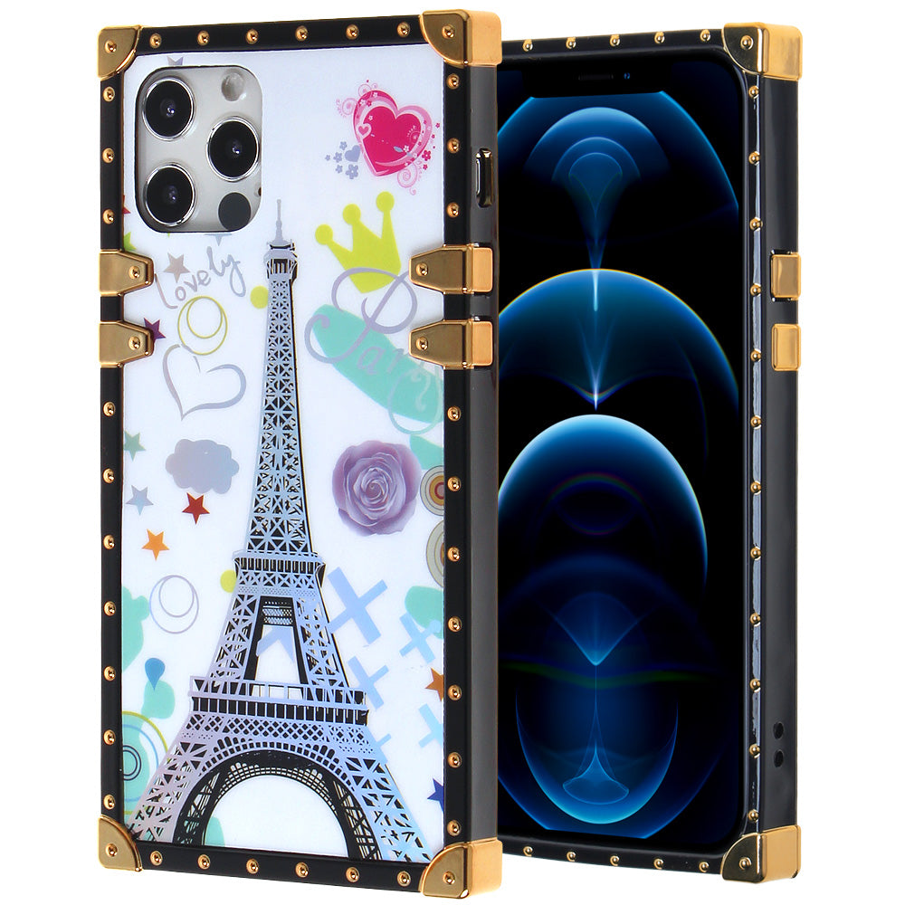Iphone 12 / 12Pro (6.1 Inch) Design Case Eiffel On White