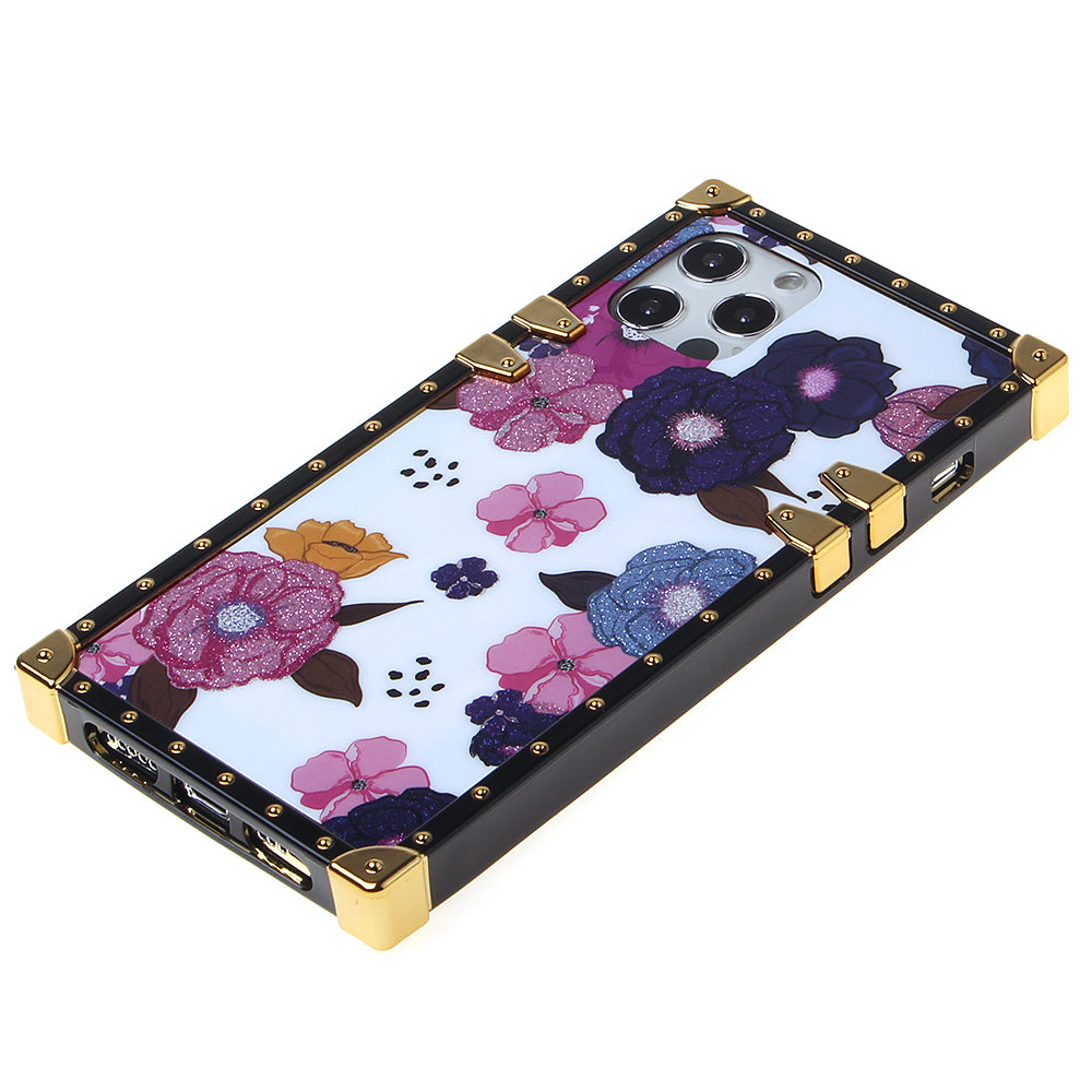 Iphone 12 / 12Pro (6.1 Inch) Design Case Flowers On White