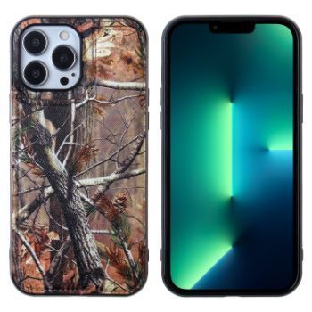 Iphone 11 (6.1 Inch) Camo Backflip Wallet Case Brown