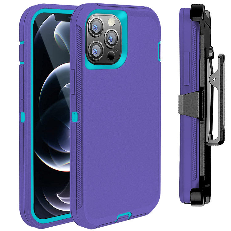 Iphone 13 (6.1Inch) Construction Case Purple Teal