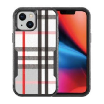 Iphone 7 / 8 / SE Checkered Design Case Grey