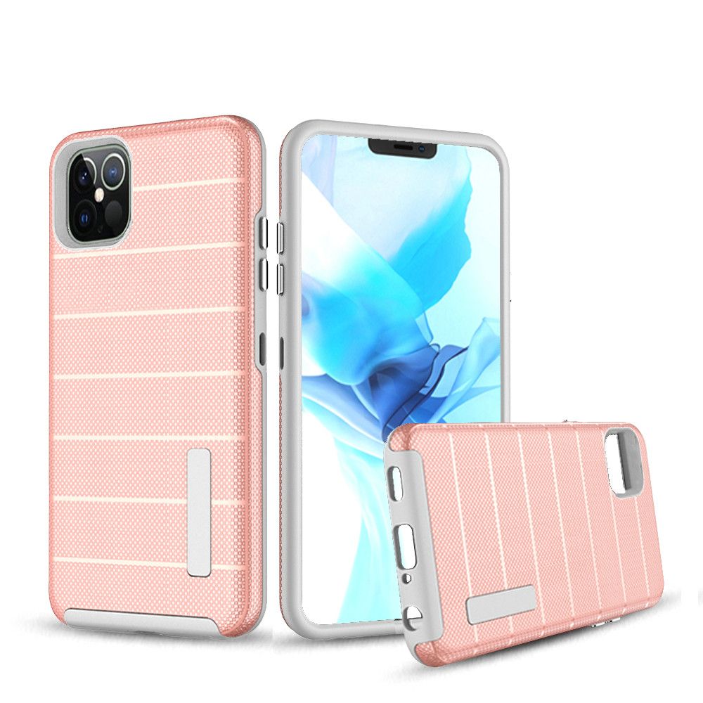 Iphone 12 / 12Pro (6.1 Inch) Matt Brushed Case In Rose Gold