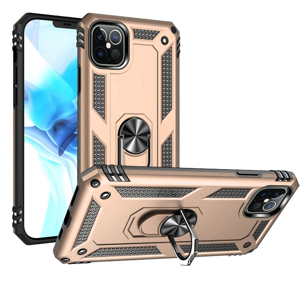 Iphone 12 / 12Pro (6.1 Inch) U-Ring Case Gold