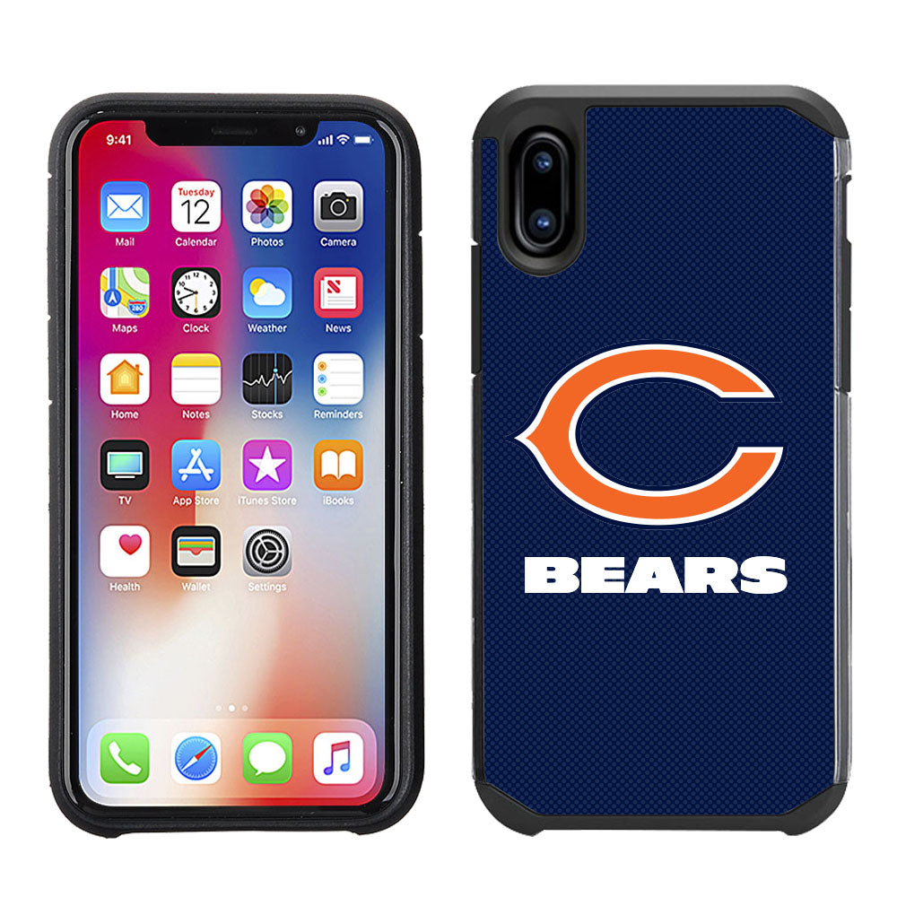 Iphone X / XS Licensed Team Case Gw Stripes NFL Chicago Bears