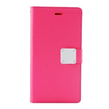 Iphone 13Pro (6.1 Inch) Wallet Flip Case with Card Slots Hot Pink