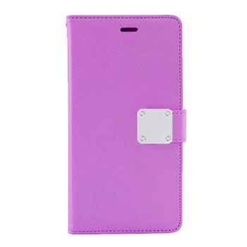 Iphone X / XS Wallet Flip Case with Card slots in Purple