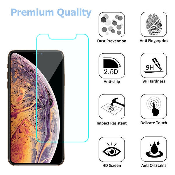 Iphone 11Pro Max / XS Max (6.5 Inch) Tempered Glass Screen Protector (2.5D) - Pack Of 25