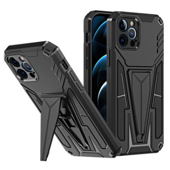 Iphone XR Kickstand Case Black