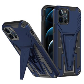 Iphone XR Kickstand Case Blue