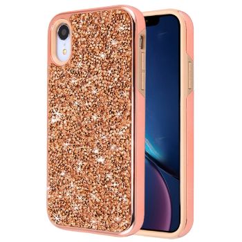 Iphone X / XS Rock Diamond Case Rose Gold