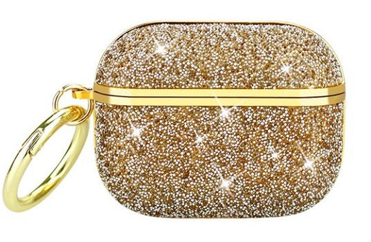 Airpod 3 Rock Diamond Case Gold