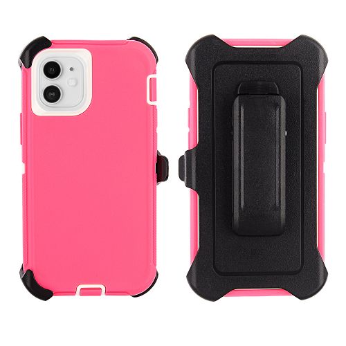 Iphone 13 (6.1 Inch) Construction Case Pink White