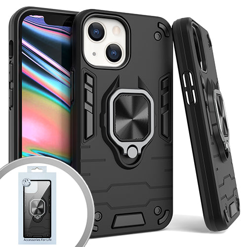 Iphone 13Pro (6.1Inch) Square Ring Type1 Case Black