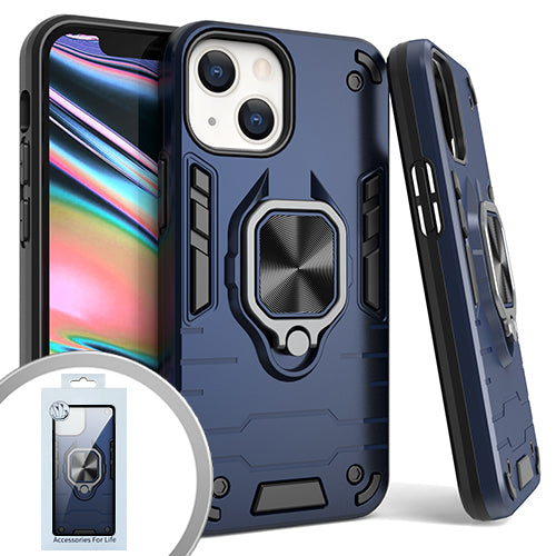 Iphone 13Pro (6.1Inch) Square Ring Type1 Case Blue