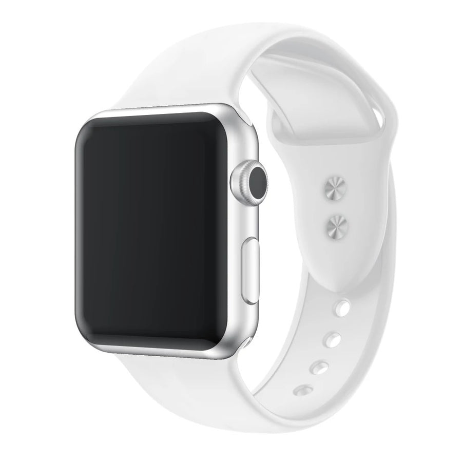 Apple Watchband 42mm / 44mm Silicone White