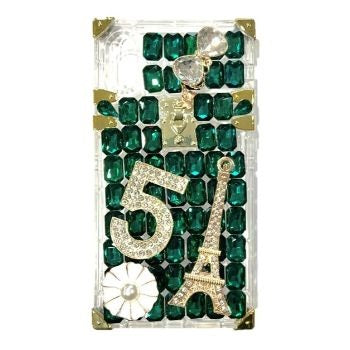 Iphone XR Diamond Blocks With Eiffel Green