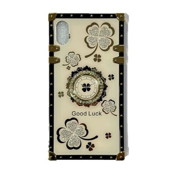 Iphone XS Max Diamond Goodluck Ring Case Gold