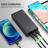 ESOULK - 20,000mAh PD 20W QC 22.5W Fast Charge Power Bank [EP29] - Black