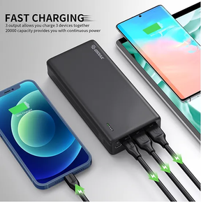 ESOULK - 20,000mAh PD 20W QC 22.5W Fast Charge Power Bank [EP29] - Black
