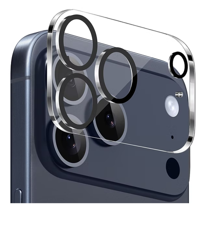 iPhone 17 Pro Max Camera Lens Black Edge Tempered(2.5D)
