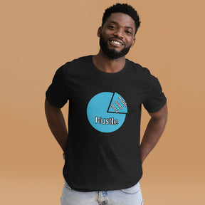 Hustle + Hustle Some More Pie Chart Tee: Blueprint for Ambition