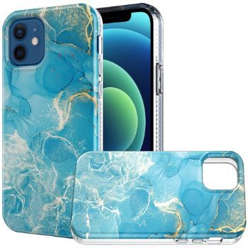 Iphone 12 / 12Pro (6.1Inch) Design Case Marble Blue