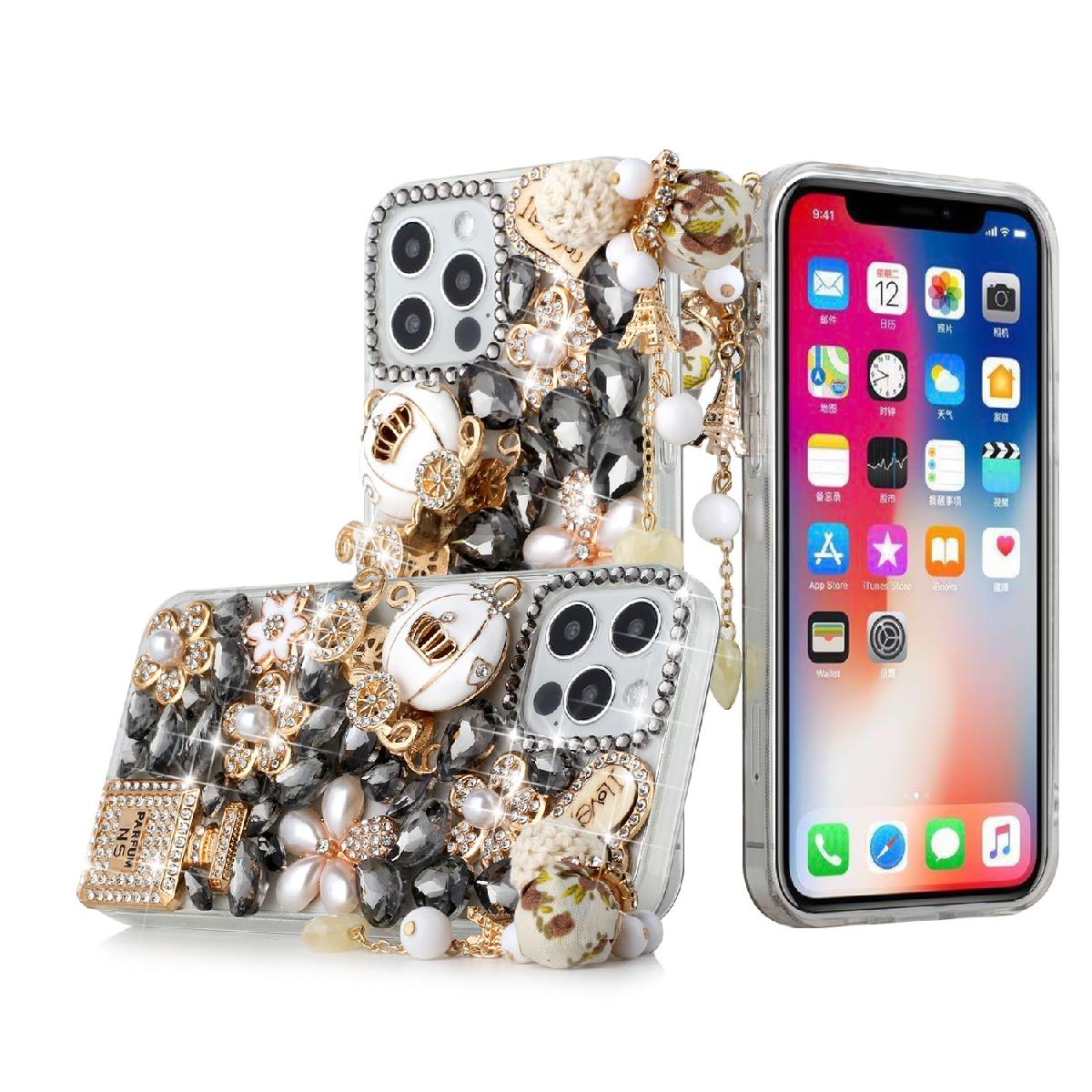 Iphone 13 (6.1Inch) Celebration Diamond Case - Black