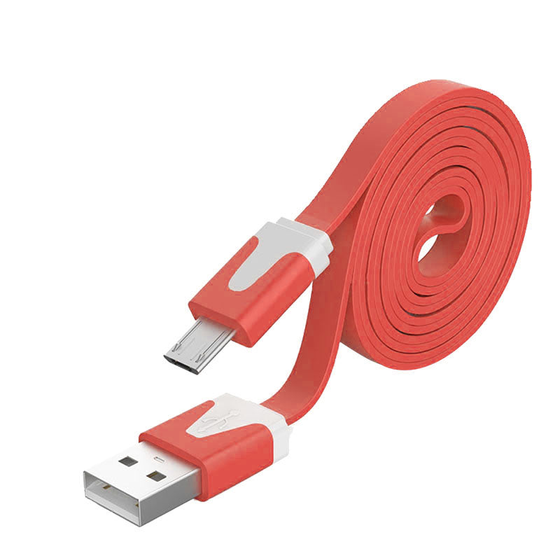 Edge Micro USB To USB 2.0 8Ft Data Cable In Red