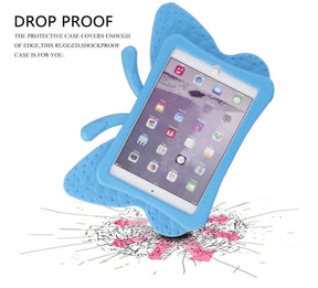 Ipad Mini 12345 Butterfly Style Case Blue