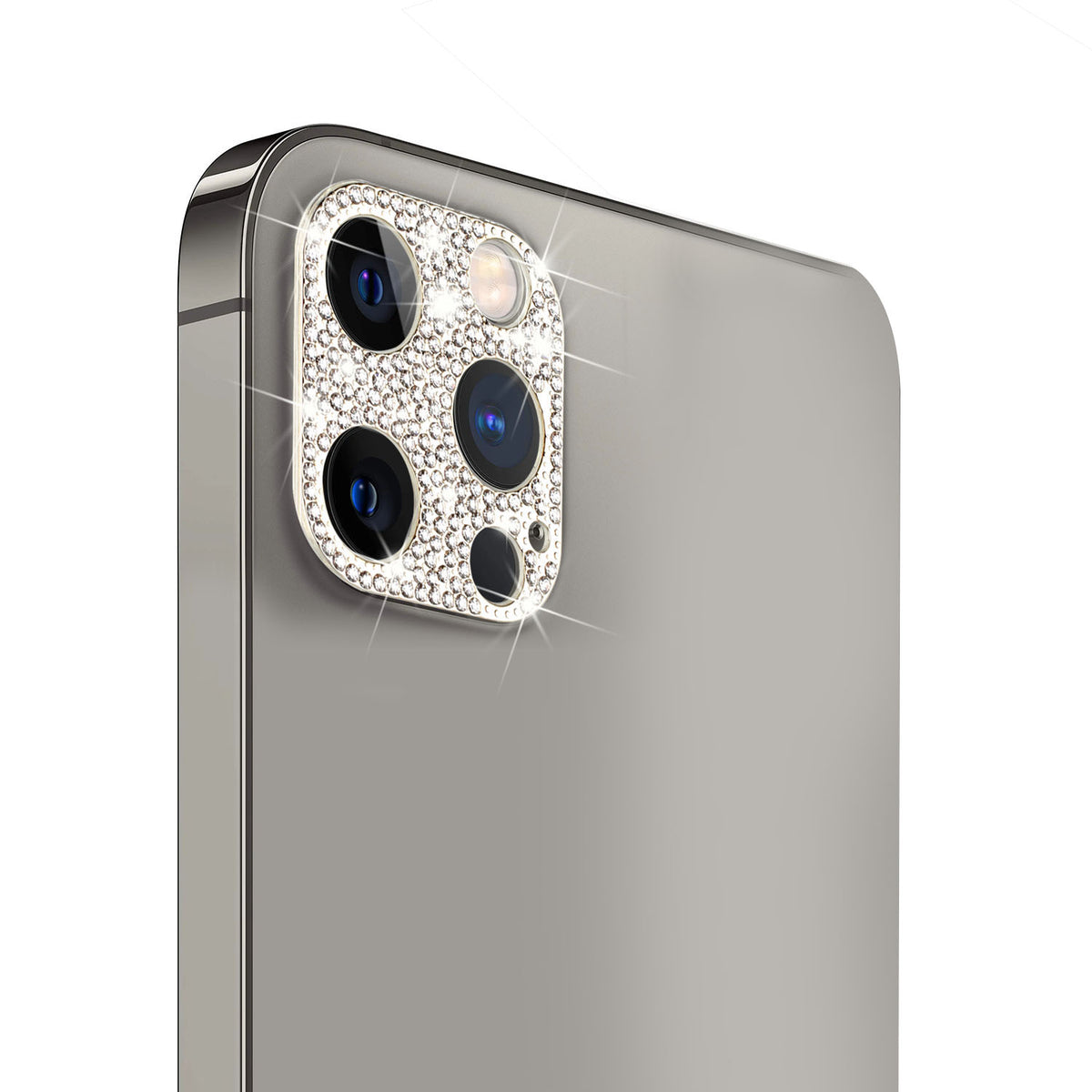 Iphone 13 / 13Mini ( 6.1 Inch) Back Camera Lens Cover Diamond Silver