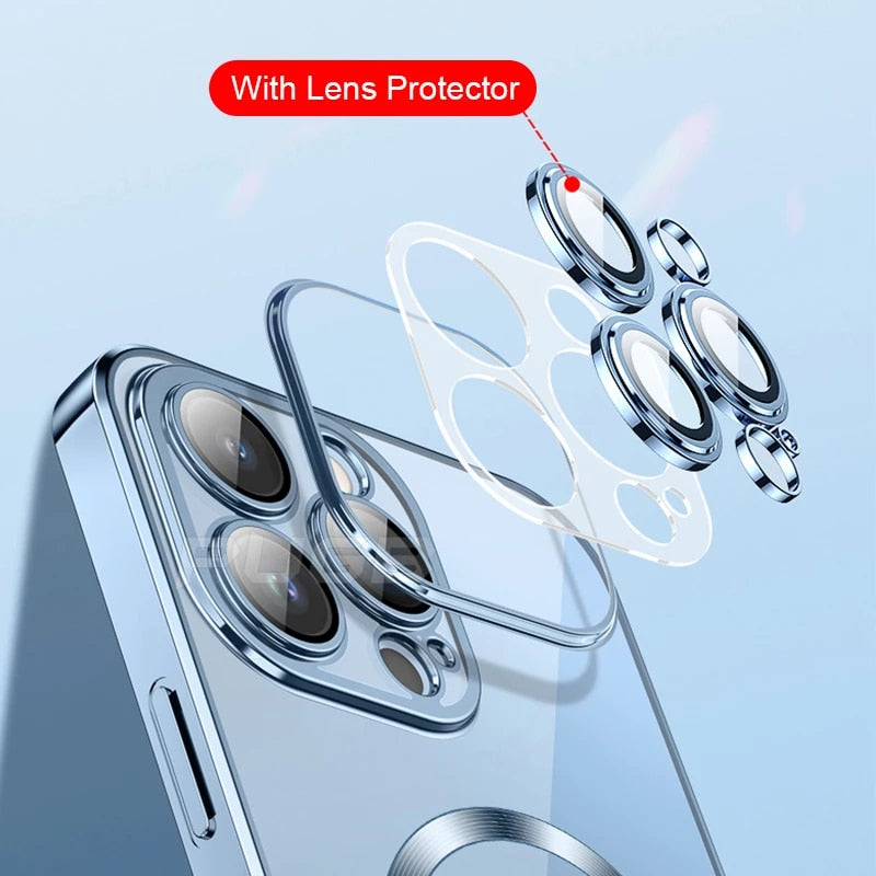 Electroplating Magnetic Case For iPhone
