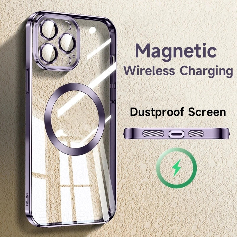 Electroplating Magnetic Case For iPhone