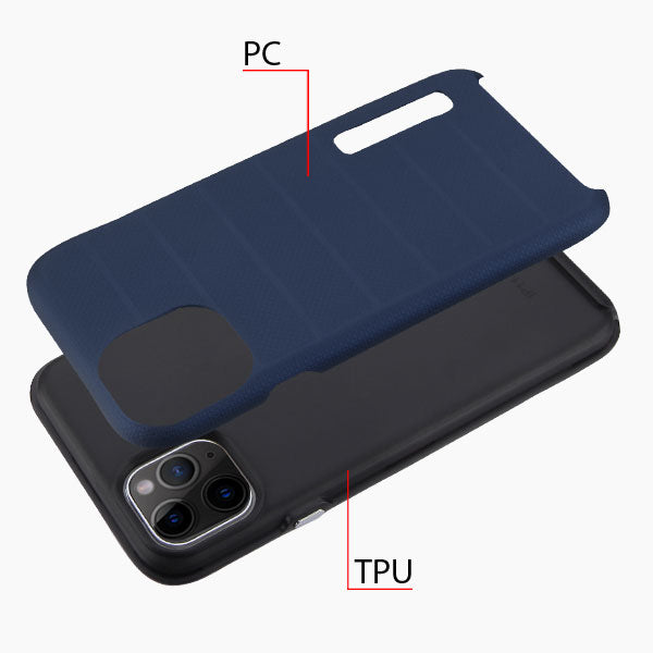 Iphone 11 (6.1 Inch) Matt Brushed Case In Navy
