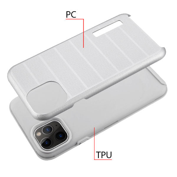 Iphone 12 / 12Pro (6.1 Inch) Matt Brushed Case In Silver