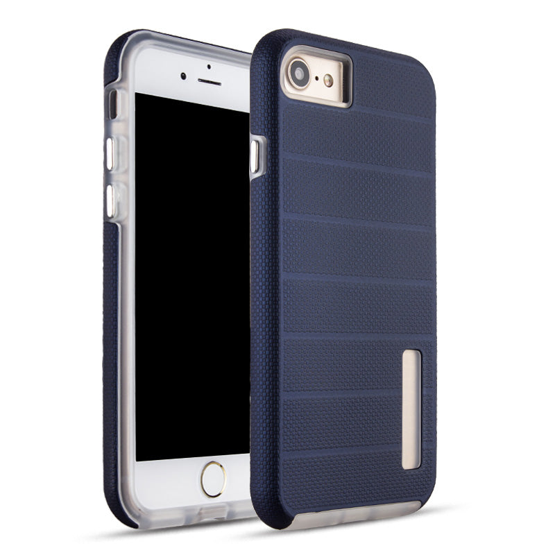 Iphone 7 / 8 / SE Matt Brushed Texture Case In Blue