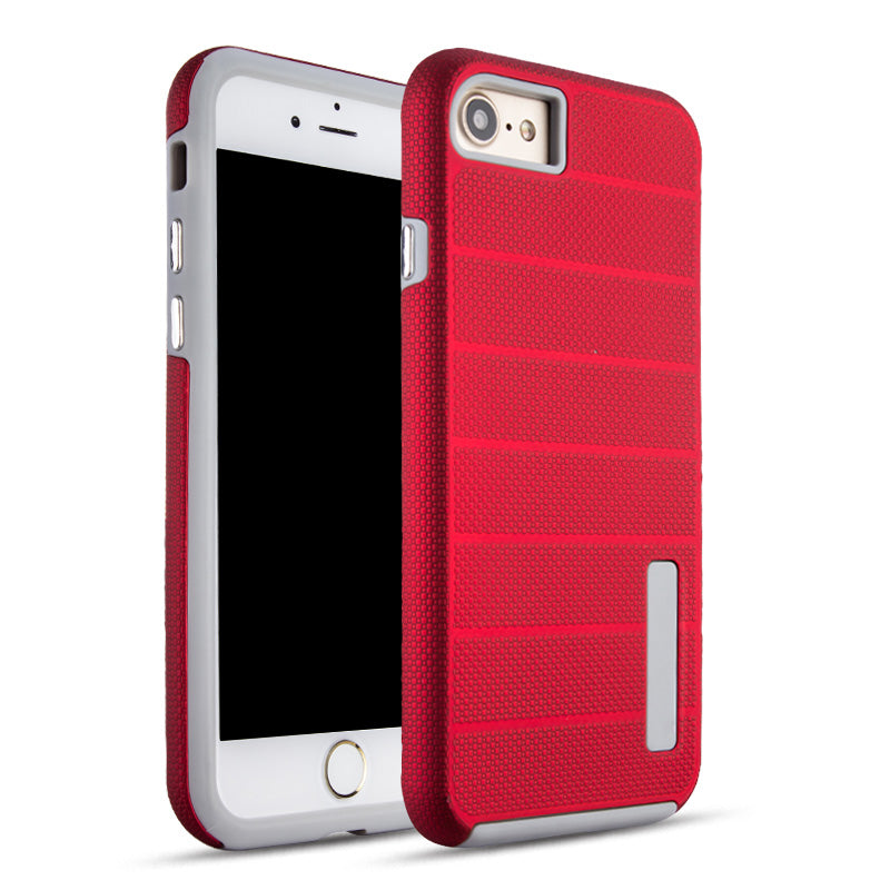 Iphone 7 / 8 / SE Matt Brushed Texture Case In Red