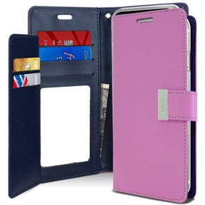 Iphone 7Plus / 8Plus Wallet Case W/ Extra Card Slots In Purple