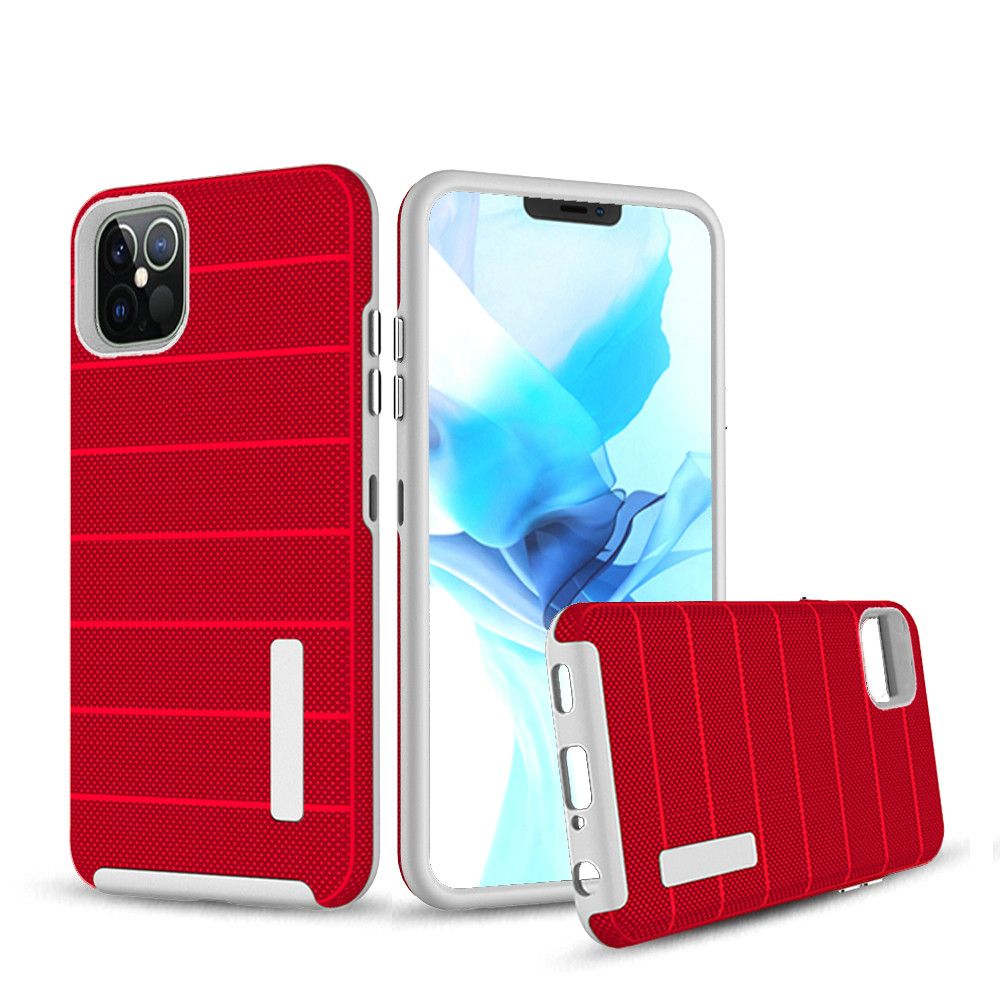 Iphone 12Pro Max (6.5 Inch) Matt Brushed Case In Red