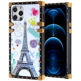 Iphone 12 / 12Pro (6.1 Inch) Design Case Eiffel On White