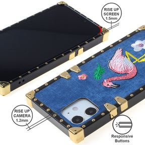 Iphone 12 / 12Pro (6.1 Inch) Fabric Design Case Flamingo