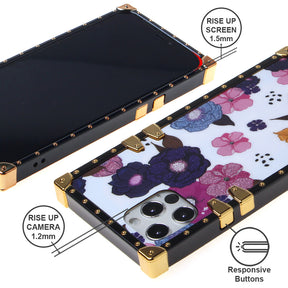 Iphone 12Pro Max ( 6.7 Inch) Design Case Flowers On White